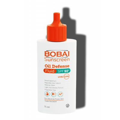 BOBAI SUNSCREEN OIL DEFENSE FLUID SPF 50+ BROAD SPECTRUM PROTECTION 75 ML